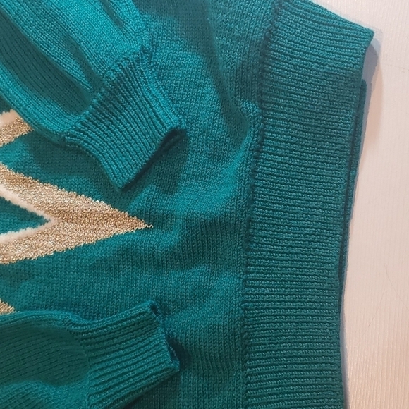 Vintage Bold Print Retro Sweater M - Picture 10 of 12